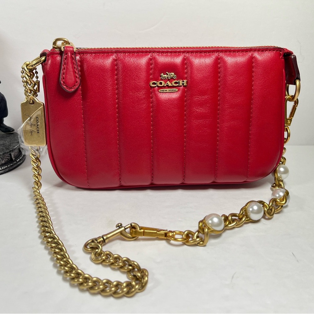 NWT COACH X Jennifer  Nolita 19 With Linear Quilting